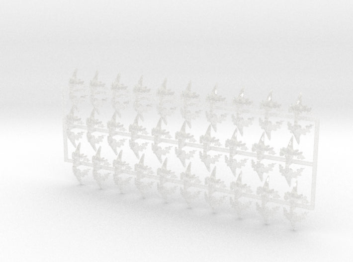 60x Raven Spell - Shoulder Insignia pack 3d printed