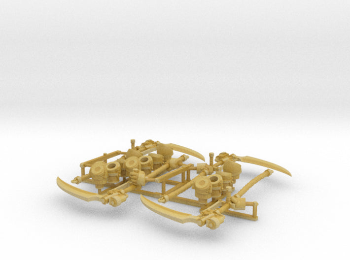4x War Scythe: Reaper - Chaos Set 3d printed