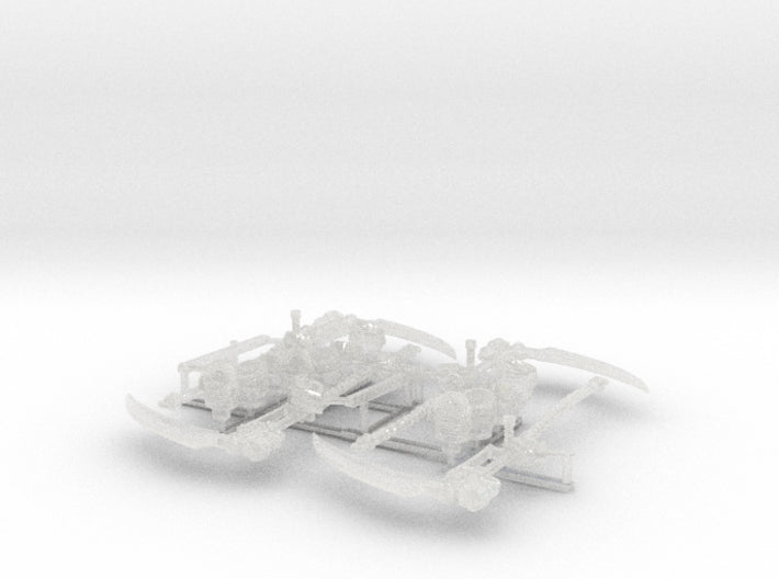 4x War Scythe: Reaper - Chaos Set 3d printed