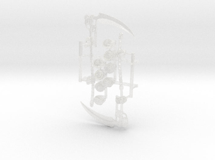 2x War Scythe: Reaper (2-handed) Chaos 3d printed