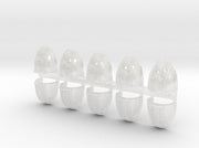 10x Kente Swathe 02 - G:5a Shoulder Pads 3d printed