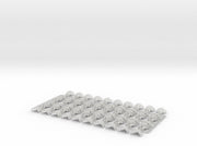 60x Iron Snakes - Shoulder Insignia pack 3d printed