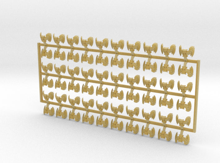 60x Mori Tempus - Small Convex Insignias (5mm) 3d printed