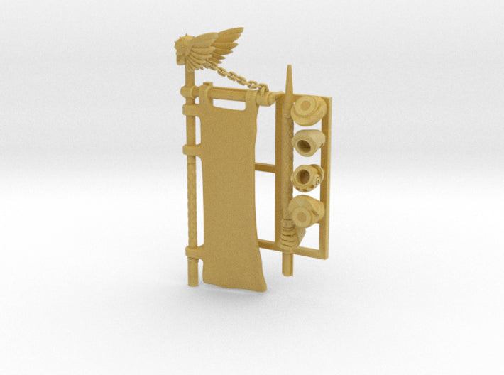 Asian Banner - Battle Standard	 3d printed