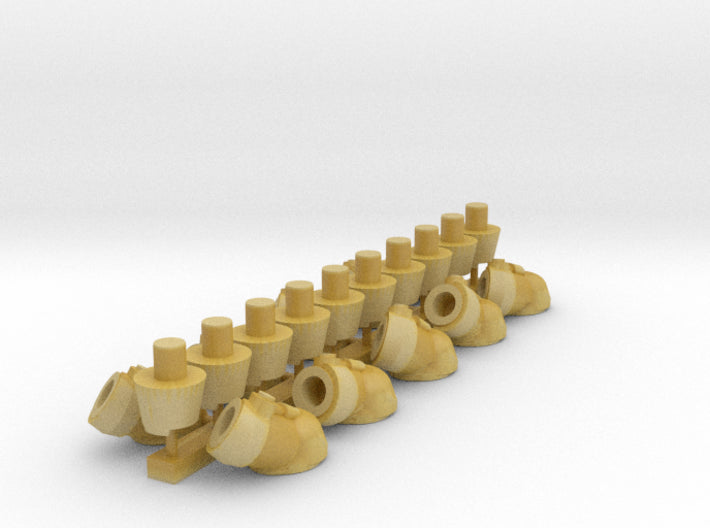 10x Loyal - Adjustable Left Terminator Arms 3d printed