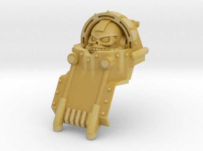 Skull Helm : War-Suit Headpiece	 3d printed