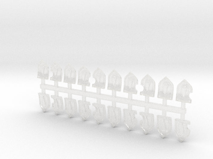 20x Teardrop - Shoulder Shields Variety Pack 3d printed