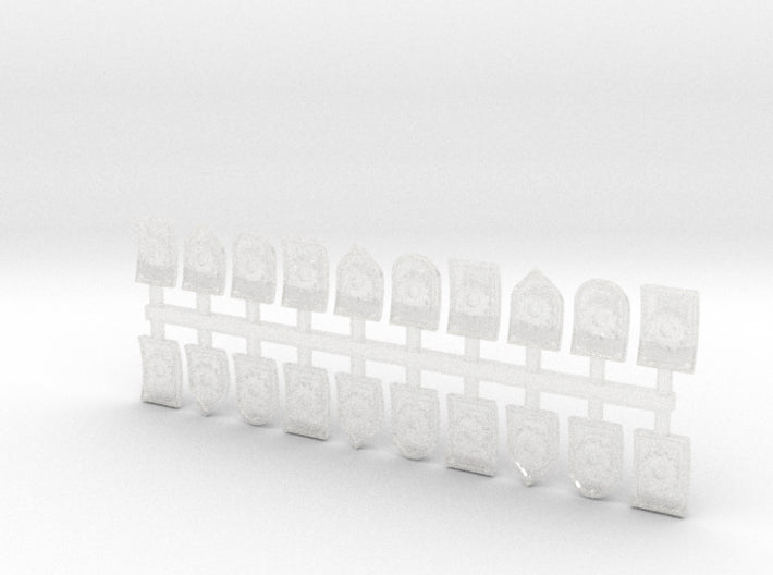 20x Gear - Shoulder Shields Variety Pack 3d printed