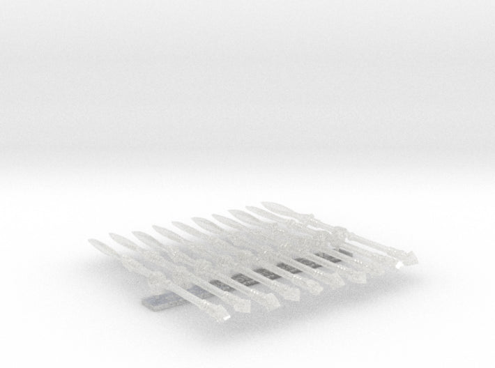 10x Right-handed Energy Spear: Lagavullun (PM) 3d printed