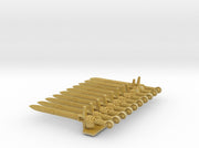 10x Right-handed Energy Sword: Fist Crusader 3d printed