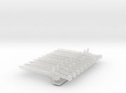 10x Right-handed Energy Sword: Fist Crusader 3d printed