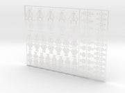 Plague Fly - Flat Vehicle Insignia pack 3d printed