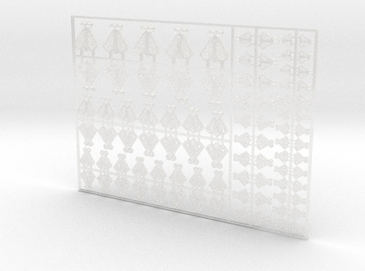 Plague Fly - Flat Vehicle Insignia pack 3d printed