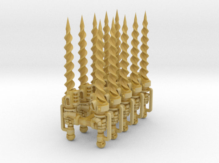 10x Drill Sword: Cornivius 3d printed