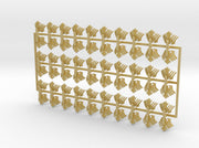 60x Red Raven - Left Shoulder Insignia pack 3d printed