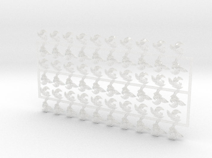 60x Yellow Jackets - Shoulder Insignia pack 3d printed