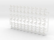 60x Yellow Jackets - Small Convex Insignias (5mm) 3d printed