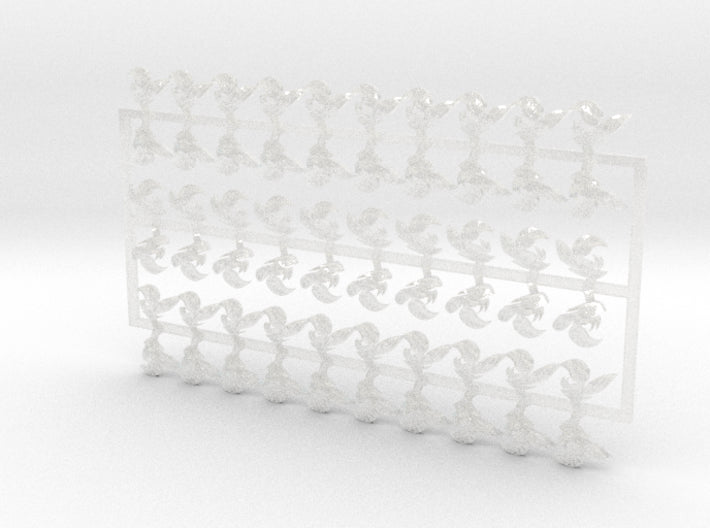 60x Yellow Jackets - Small Convex Insignias (5mm) 3d printed