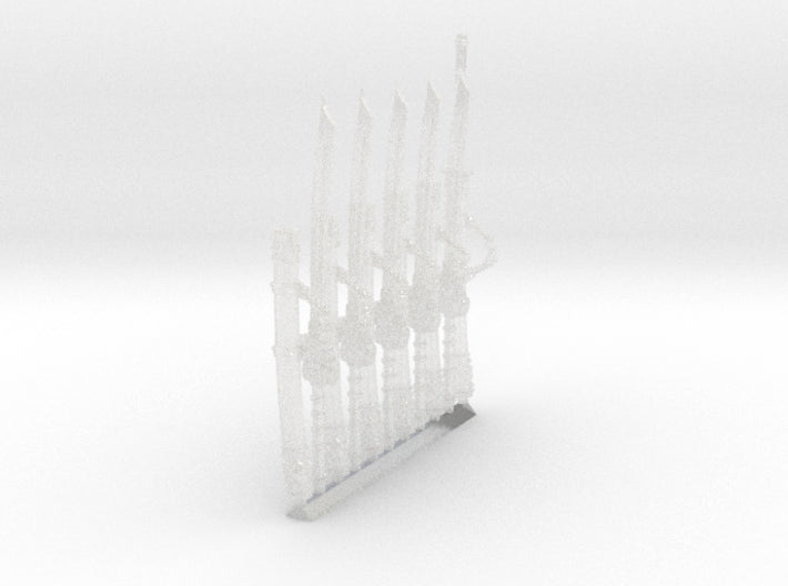 6x Energy Sword: Dadao (Left) 3d printed