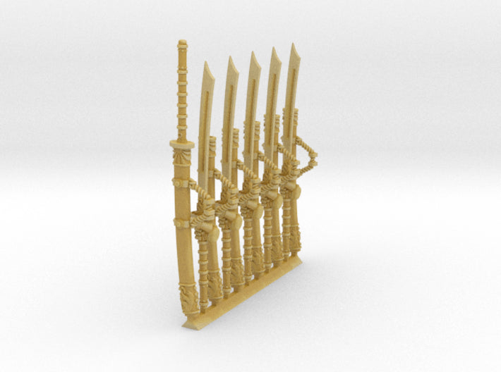 6x Energy Sword: Dadao (Right) 3d printed