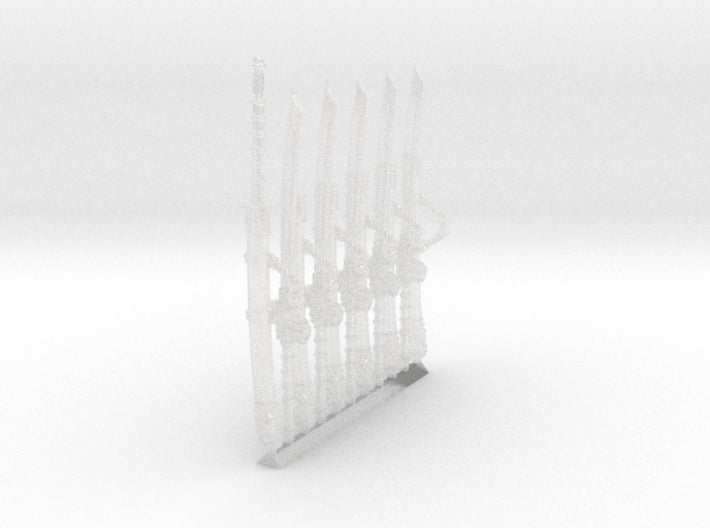 6x Energy Sword: Dadao (Right) 3d printed