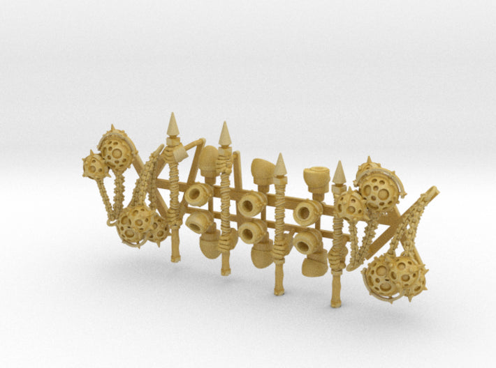 4x Plague Flail: Cornivius - Chaos Set 3d printed