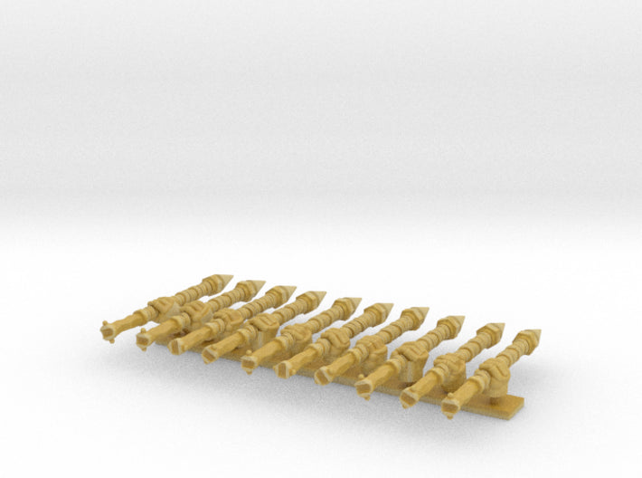 10x Right-handed Flail Handles : Cornivius 3d printed