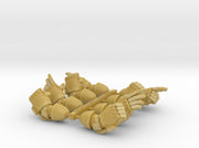 8x Base - Marine Energy Fists [Group 1] 3d printed