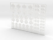 Steel Tarantulas - Flat Vehicle Insignia pack 3d printed