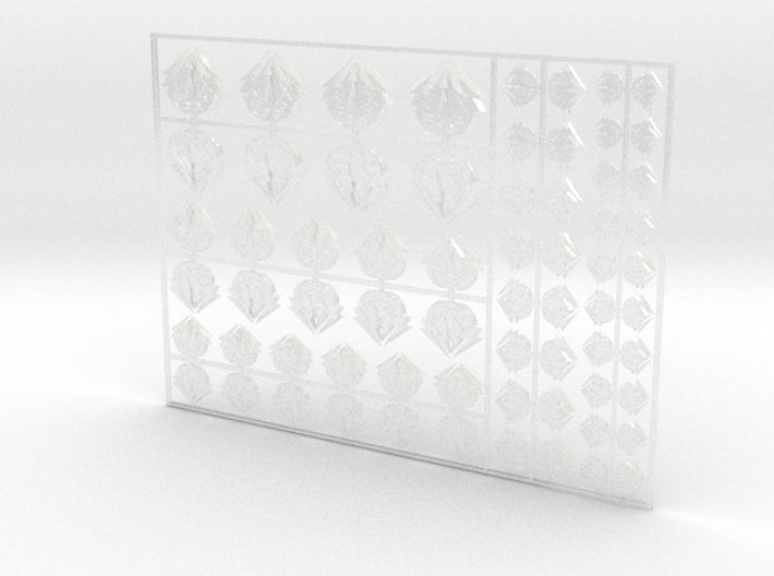 Steel Tarantulas - Flat Vehicle Insignia pack 3d printed