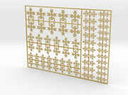 White Templar - Flat Vehicle Insignia pack 3d printed