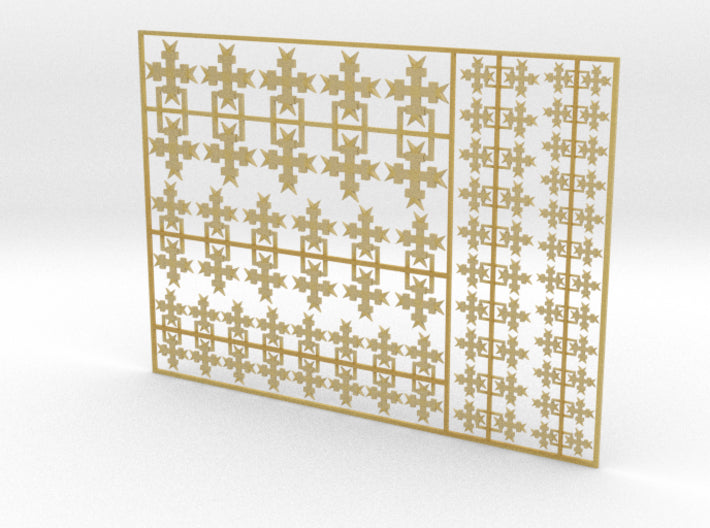 White Templar - Flat Vehicle Insignia pack 3d printed