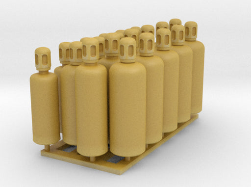 22x Looted Bitz: Gas Bottles 3d printed
