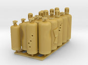 22x Looted Bitz: Scratch &amp; Dent Gas Bottles 3d printed