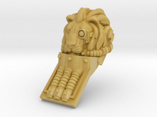 Lion Head w/Optics : Atlas Pat. Headplate	 3d printed