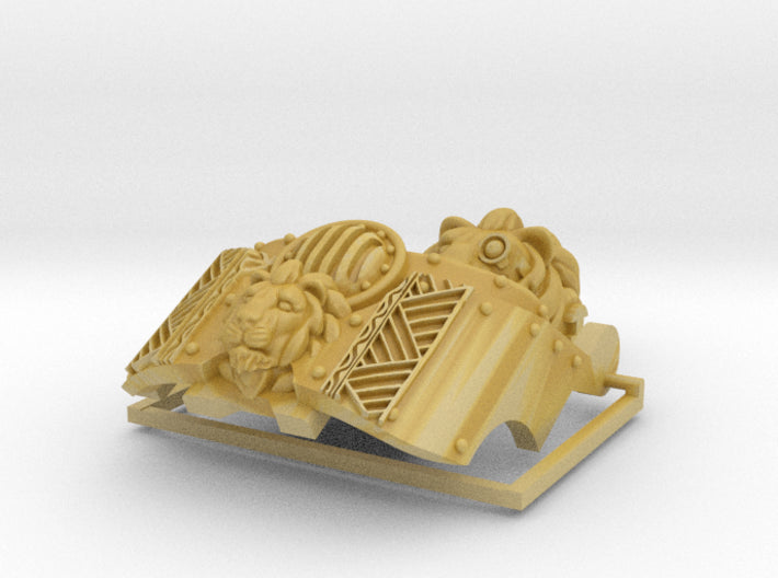 Tribal Lion: Atlas Sarcophagus Set (1) 3d printed