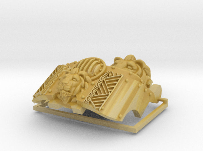 Tribal Lion: Atlas Sarcophagus Set (2) 3d printed