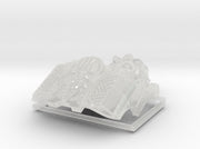 Tribal Lion: Atlas Sarcophagus Set (2) 3d printed