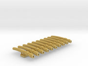 10x Empty Shinto Sheaths (Saya) 3d printed