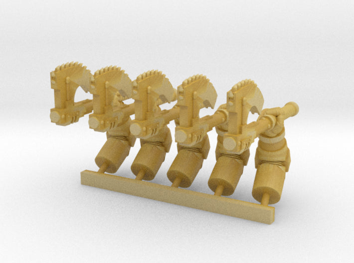 5x ST:1 Left RotoAxes: Gortran 3d printed