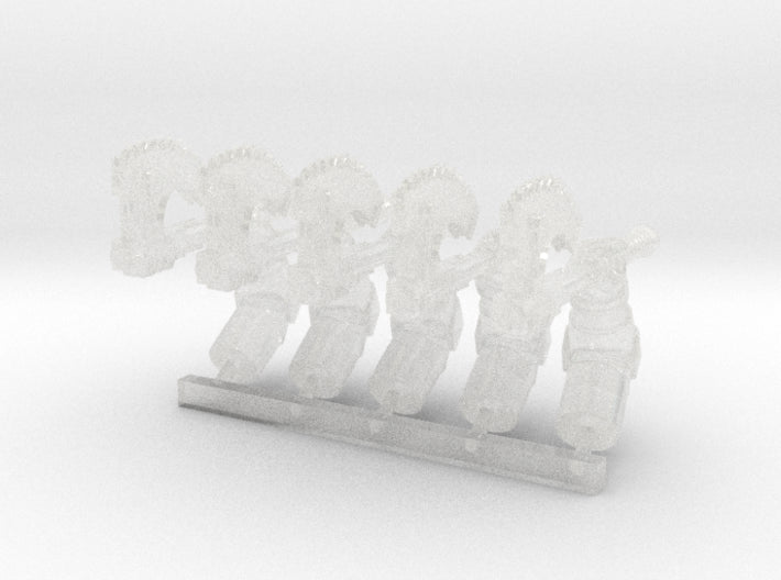5x ST:1 Left RotoAxes: Gortran 3d printed
