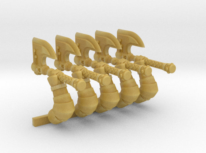 5x ST:1 Right Energy Axe: Houndstooth 3d printed