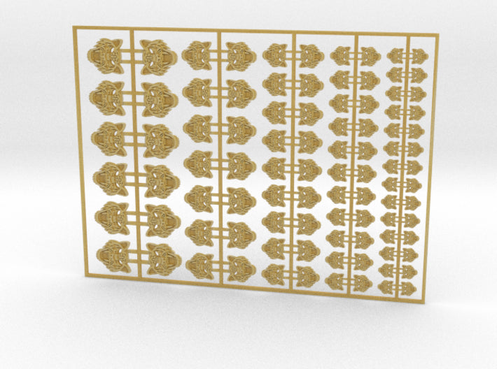 Jade Tigers - Flat Vehicle Insignia pack 3d printed