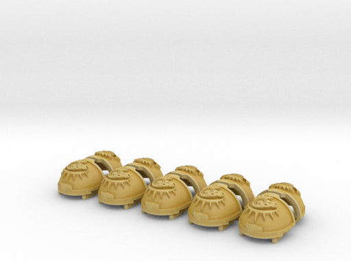 10x Sons of Isaac - G:13a Shoulder Pads 3d printed
