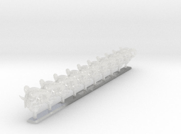 10x Ran Horn G:10 Prime Helmets 3d printed