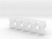 5x ST Vronti Shields: Zeus (Insignia-Ready) 3d printed