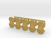 5x ST Vronti Shields: Base (Insignia-Ready) 3d printed