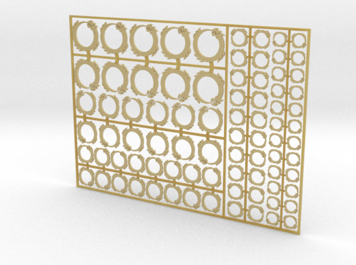 Oroboros - Flat Vehicle Insignia pack 3d printed