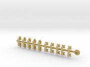 20x Tactica/Assault - Tiny Convex Insignias (3mm) 3d printed