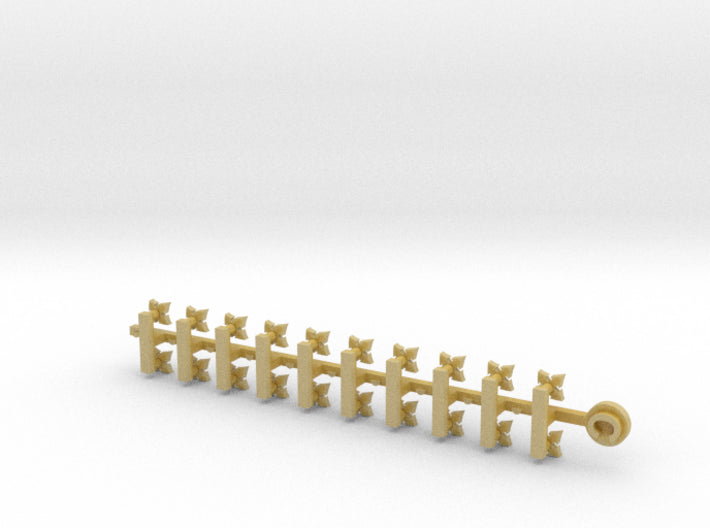 20x Base Assault - Tiny Convex Insignias (3mm)	 3d printed